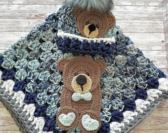 Crochet Baby Blanket - Baby Blanket - Handmade Baby Blanket - Baby