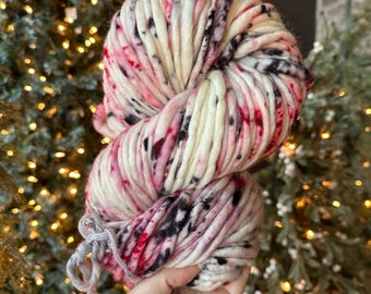 TRUE CRIME JUNKIE- Hand Dyed Yarn - Nellas Cottage - Hand Dyed Fiber - Fiber Yarns - Yarn - Maker - Crochet - Knit - Knitting