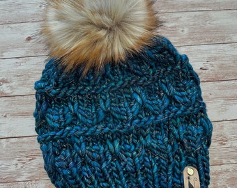 Handmade Knit Beanie - Knit Hat - Knit Accessories - Winter Beanie - Nellas Cottage