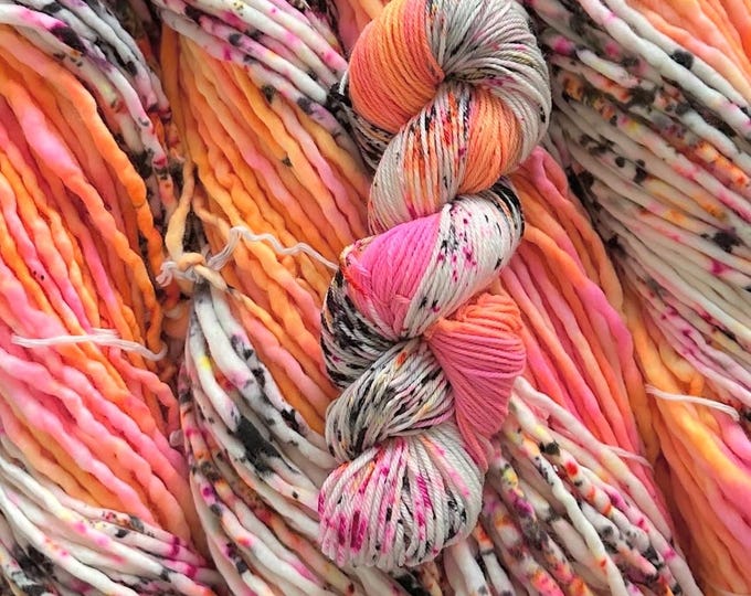 Featured listing image: A LIL LOOPY - Hand Dyed Yarn - Nellas Cottage - Hand Dyed Fiber - Fiber Yarns - Yarn - Maker - Crochet - Knit - Knitting