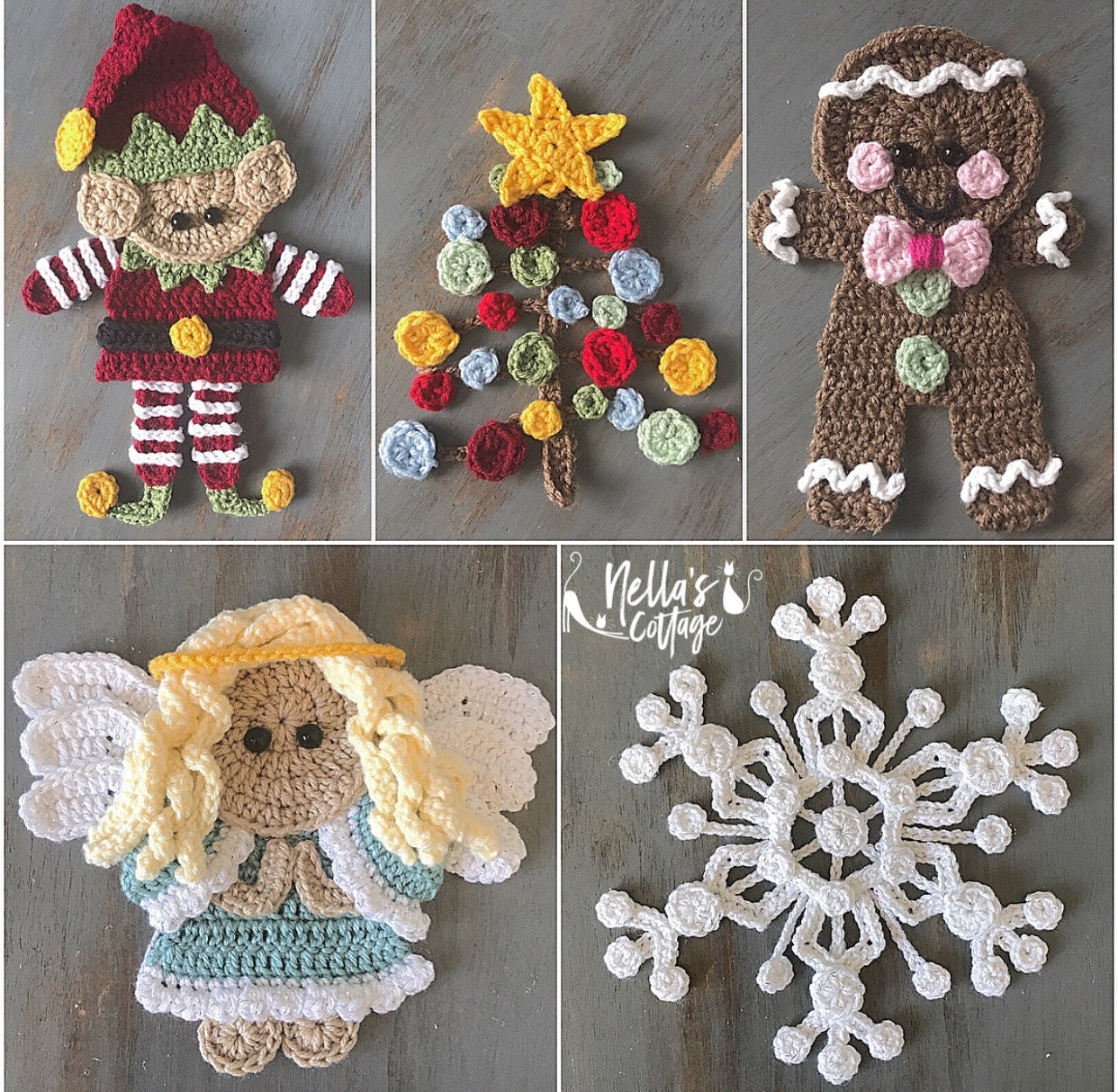 Crochet Pattern INSTANT PDF DOWNLOAD Christmas Crochet Christmas 