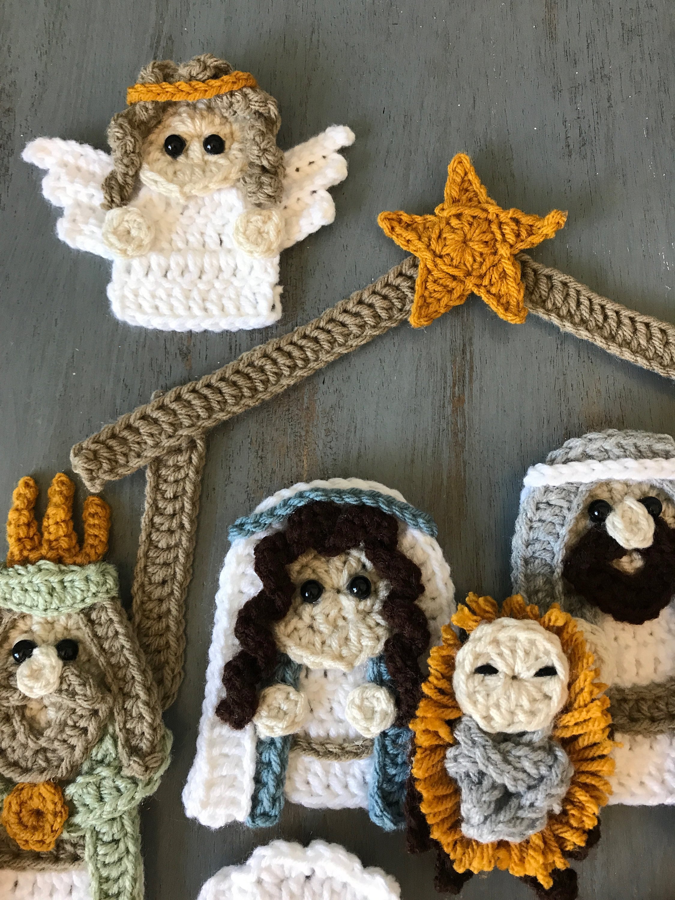 Crochet Pattern INSTANT PDF DOWNLOAD Nativity Nativity Scene