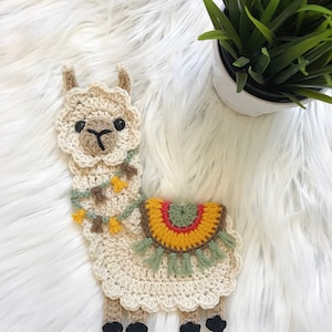 Crochet Pattern - INSTANT PDF DOWNLOAD - Boho Llama - Llama Pattern - Llama - Crochet Llama - Crochet - Pattern - Llama Appliqué