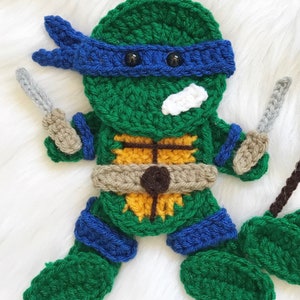 Crochet Pattern INSTANT PDF DOWNLOAD Pattern Turtles Ninjas Crochet Patterns Nellas Cottage Patterns Patterns Turtle Pattern image 4