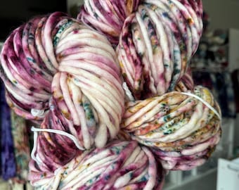 CRANBERRY ICE - Hand Dyed Merino Wool Yarn