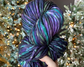 Black Pearl - Hand Dyed Yarn - Nellas Cottage - Hand Dyed Fiber - Fiber Yarns - Yarn - Maker - Crochet - Knit - Knitting