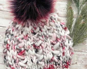 Handmade Knit Beanie - Knit Hat - Knit Accessories - Winter Beanie - Nellas Cottage