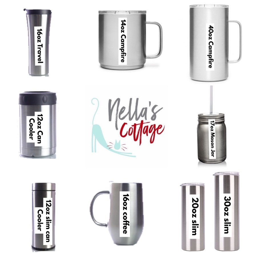 Custom Cup - Coffee Cup - Tumbler - Custom Tumbler - Glitter Tumbler -  Nellas Cottage Tumblers - Cups - Mugs - Coffee - Wine - Gift Ideas