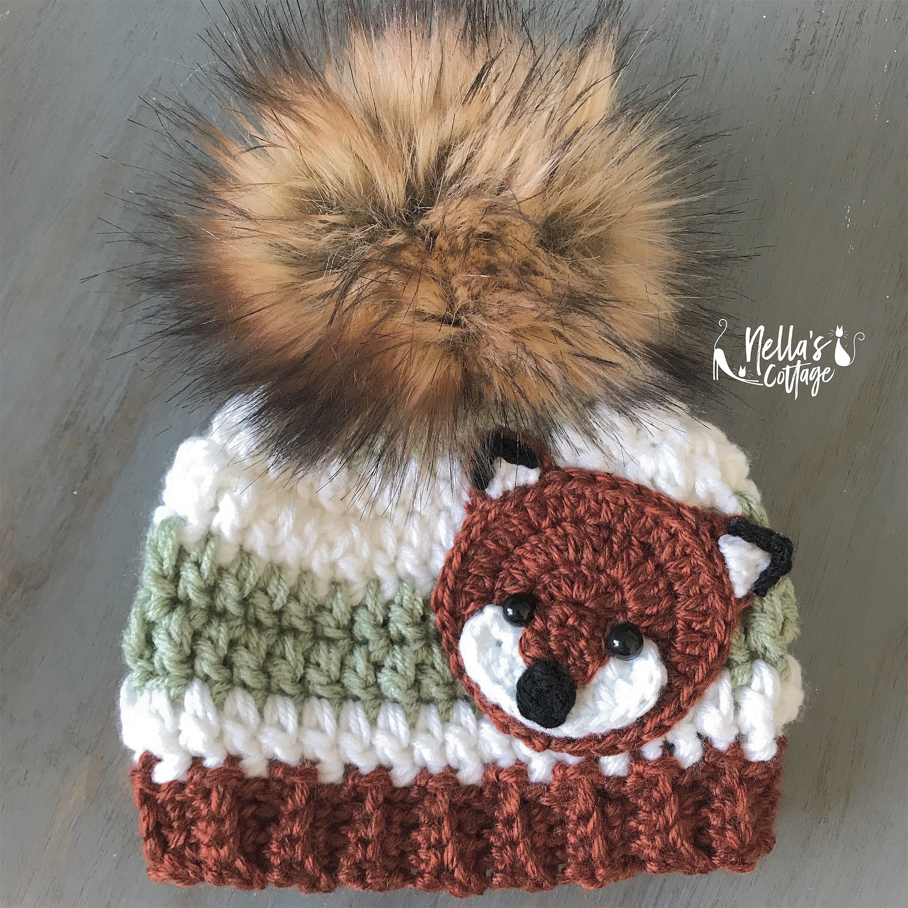 baby fox hat