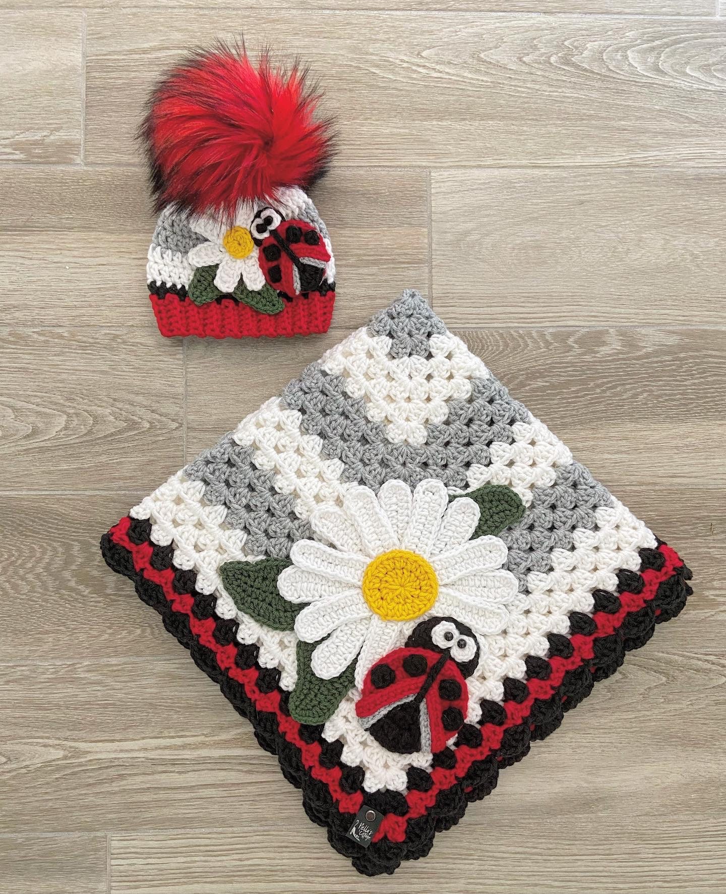 Ladybug sales baby blanket