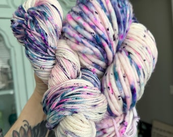 VIOLET - Hand Dyed Yarn - Nellas Cottage - Hand Dyed Fiber - Fiber Yarns - Yarn - Maker - Crochet - Knit - Knitting