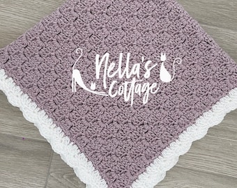 Crochet Pattern - INSTANT PDF DOWNLOAD  - Baby Blanket - Nellas Cottage - Corner to Corner Blanket - C2C Pattern - C2C