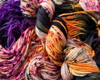 HOCUS POCUS- Hand Dyed Merino Wool Yarn