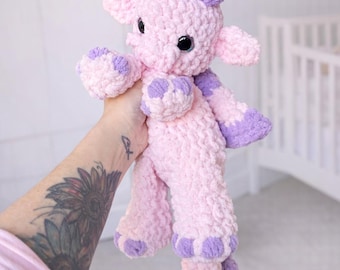 Crochet Dragon Plushie - Stuffed Animals - Nellas Cottage - Dragon Toy - Baby Dragon - Dragon Snuggler - Crochet - Dragon Snuggler