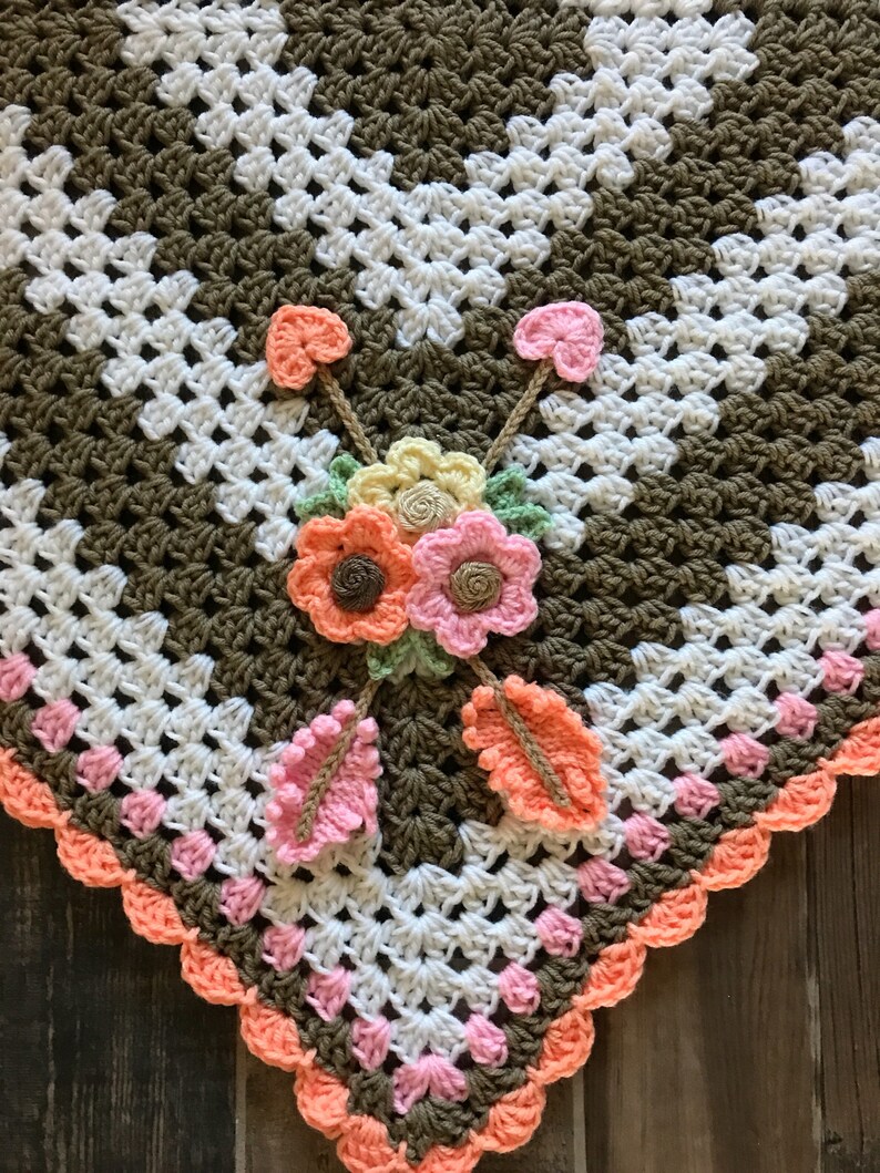 Crochet Baby Blanket Baby Blanket Handmade Baby Blanket Etsy