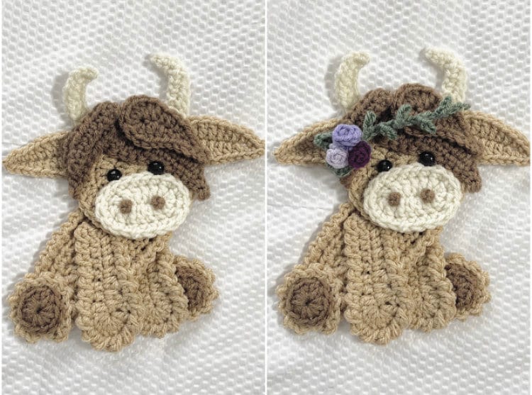 Crochet Highland Cow Kit (Hollis) 