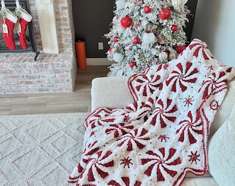 Peppermint Throw Blanket