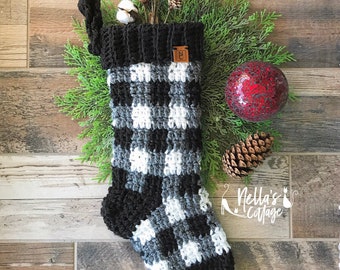 Classic Buffalo Plaid Christmas Stocking