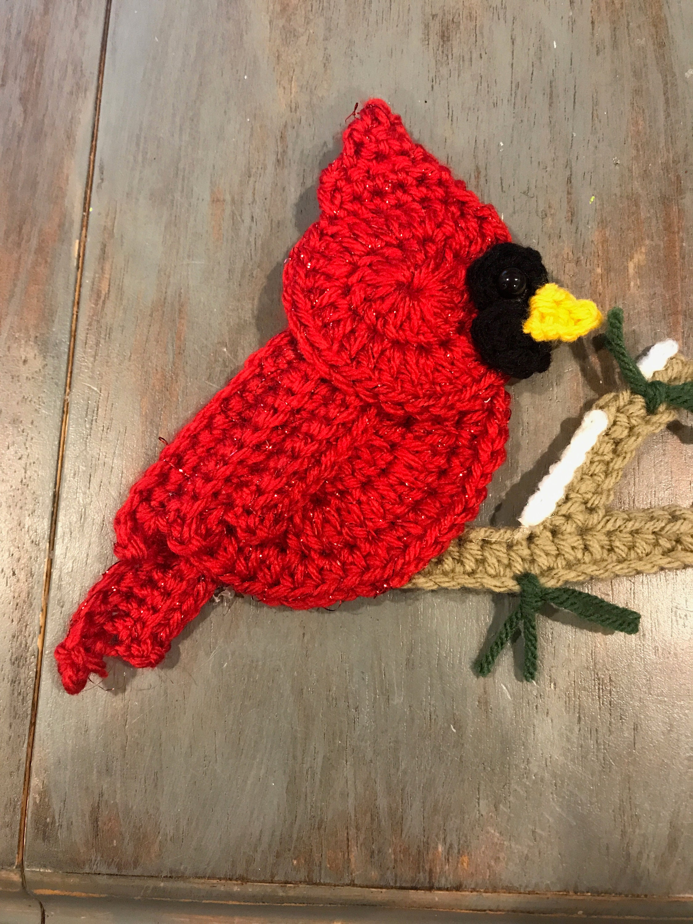 Crochet Pattern INSTANT PDF DOWNLOAD Cardinal Crochet Cardinal