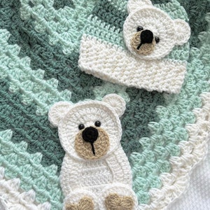 Crochet Baby Blanket Baby Blanket Handmade Baby Blanket Baby Bear Blanket Crocheted Baby Blanket Baby Bear Etsy Canada