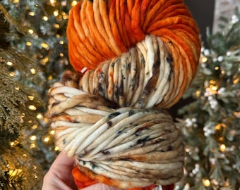 FALLING EMBERS - Hand Dyed Yarn - Nellas Cottage - Hand Dyed Fiber - Fiber Yarns - Yarn - Maker - Crochet - Knit - Knitting