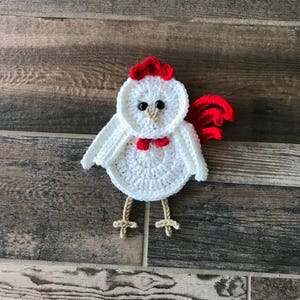 Crochet Pattern Farm Animal Patterns INSTANT PDF DOWNLOAD Crochet Appliques Applique Patterns Horse Cow Pig Duck Chicken image 7