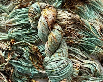 RUSTIC SAGE- Hand Dyed Merino Wool Yarn