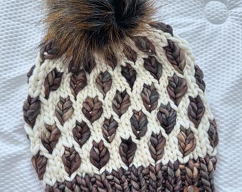 Handmade Knit Beanie - Knit Hat - Knit Accessories - Winter Beanie - Nellas Cottage