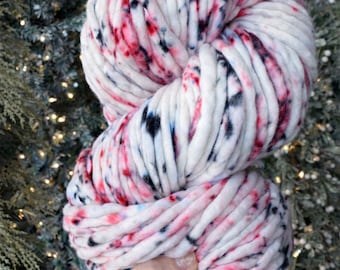 TRUE CRIME JUNKIE- Hand Dyed Yarn - Nellas Cottage - Hand Dyed Fiber - Fiber Yarns - Yarn - Maker - Crochet - Knit - Knitting