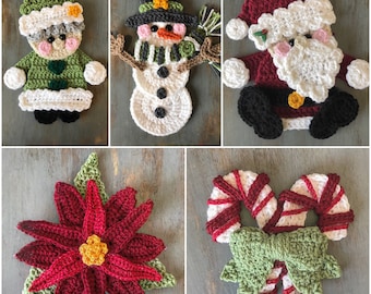 Crochet Pattern - INSTANT PDF DOWLOAD - Christmas Patterns - Crochet Patterns - Christmas - Christmas Crochet Patterns - Patterns - Holidays