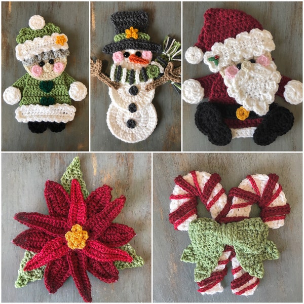 Crochet Pattern - INSTANT PDF DOWLOAD - Christmas Patterns - Crochet Patterns - Christmas - Christmas Crochet Patterns - Patterns - Holidays