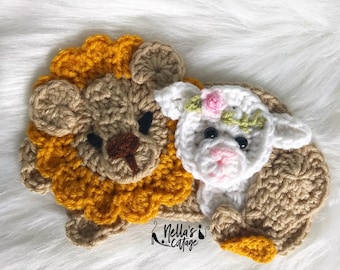 Crochet Pattern - INSTANT PDF DOWNLOAD - Easter Pattern - Crochet Easter Pattern - The Lion of Judah- Crochet Lion - Lion and the Lamb