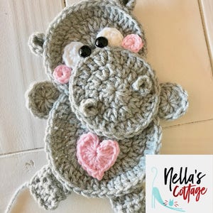 Crochet Pattern - INSTANT PDF DOWNLOAD - Pattern Download - Pattern - Crochet Hippo - Hippo - Crochet - Handmade  - Baby Hippo Pattern