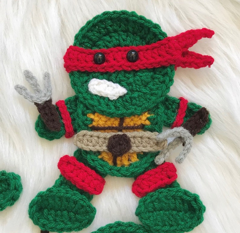 Crochet Pattern INSTANT PDF DOWNLOAD Pattern Turtles Ninjas Crochet Patterns Nellas Cottage Patterns Patterns Turtle Pattern image 5