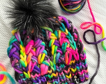 Handmade Knit Beanie - Knit Hat - Knit Accessories - Winter Beanie - Nellas Cottage