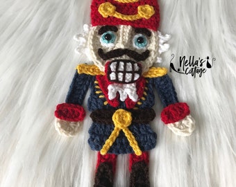 Crochet Pattern - INSTANT PDF DOWNLOAD - Nutcracker - Crochet Nutcracker - Nutcracker Pattern - Crochet Nutcracker Pattern - Christmas