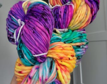 LLAMA LASERS - Hand Dyed Yarn - Nellas Cottage - Hand Dyed Fiber - Fiber Yarns - Yarn - Maker - Crochet - Knit - Knitting