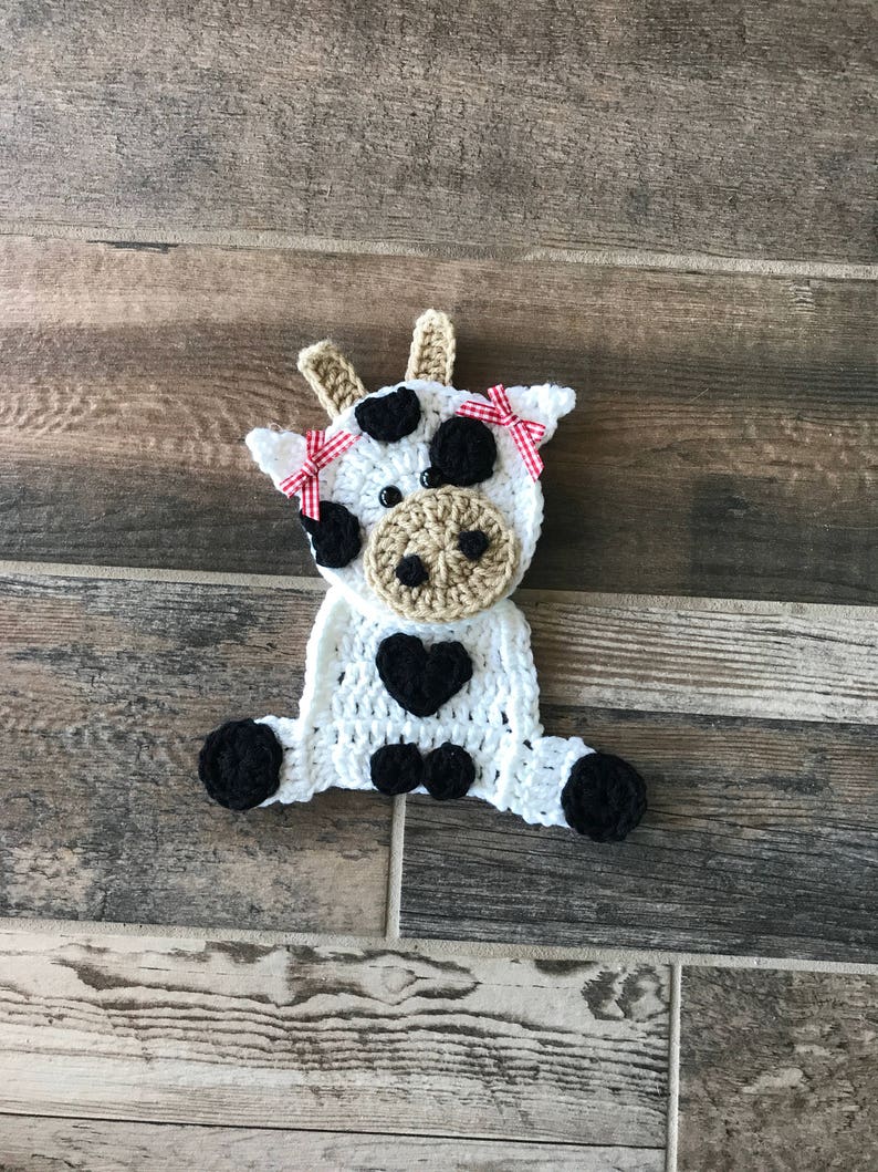 Crochet Pattern Farm Animal Patterns INSTANT PDF DOWNLOAD Crochet Appliques Applique Patterns Horse Cow Pig Duck Chicken zdjęcie 5