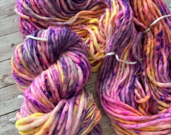 IRIS GLOW - Hand Dyed Yarn - Nellas Cottage - Hand Dyed Fiber - Fiber Yarns - Yarn - Maker - Crochet - Knit - Knitting