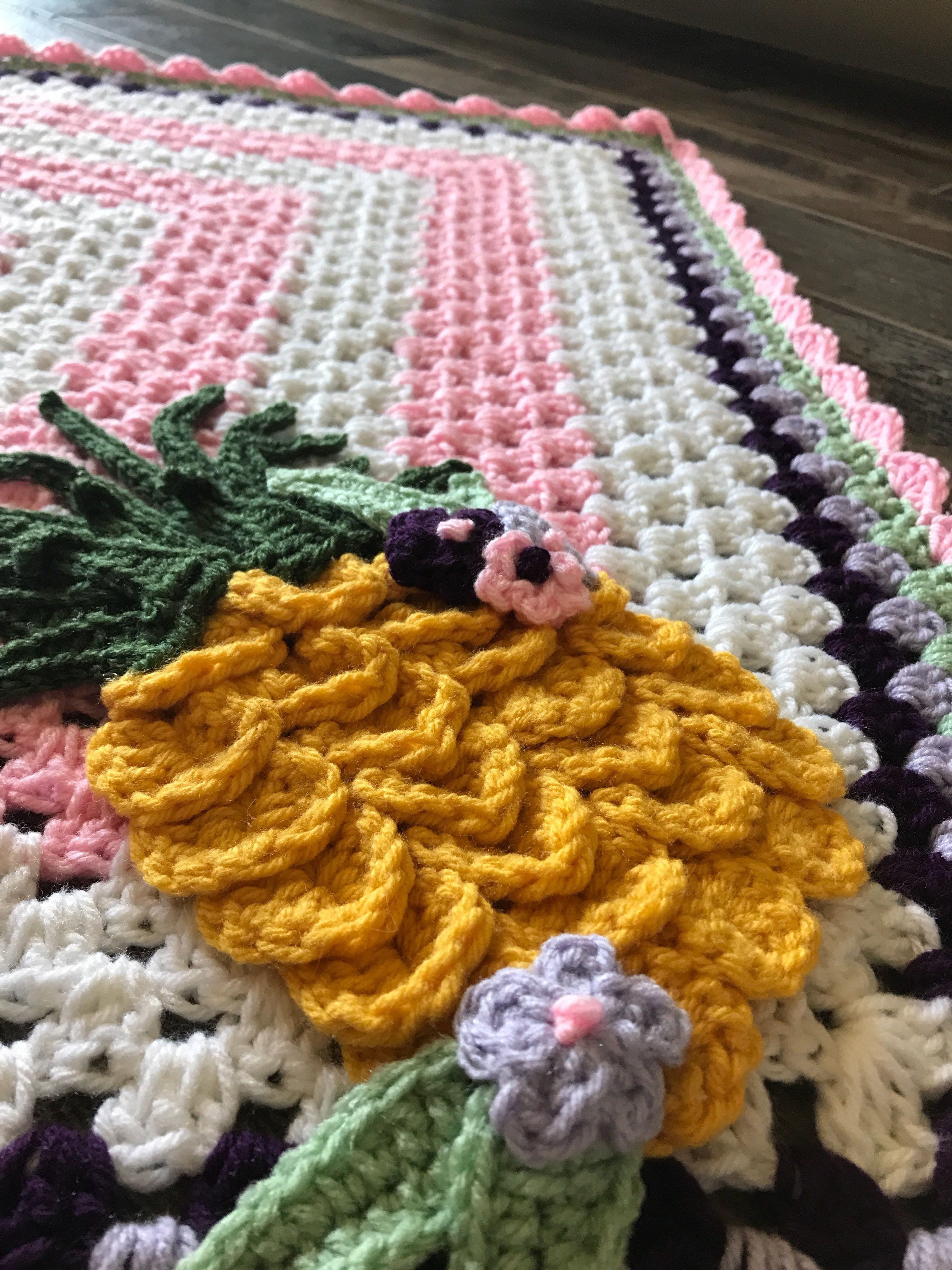 Crochet Baby Blanket - Baby Blanket - Handmade Crochet ...