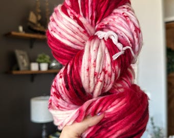 CANDY CANE - Hand Dyed Merino Wool Yarn