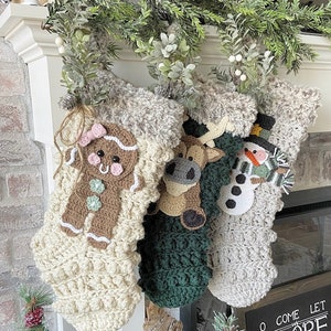 Christmas Stocking - Handmade Stockings - Nellas Cottage - Farmhouse Stockings - Heirlooms - Keepsakes - Christmas - Stockings - Handmade
