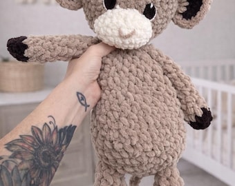 Crocheted Monkey Snuggler
