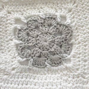 Crochet Pattern INSTANT PDF DOWNLOAD Pattern Only Crochet Baby Blanket Granny Square Magnolia Owl Blanket Owl Nellas Cottage image 4