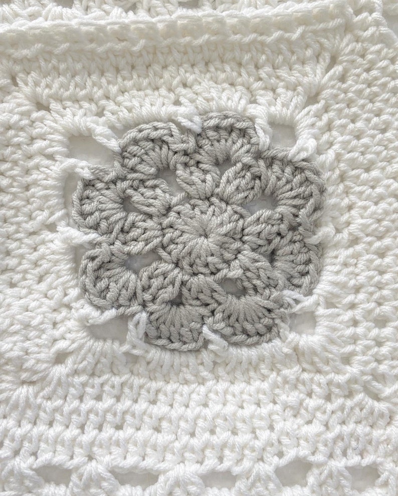 Crochet Pattern INSTANT PDF DOWNLOAD Pattern Only Crochet Baby Blanket Granny Square Magnolia Owl Blanket Owl Nellas Cottage image 4