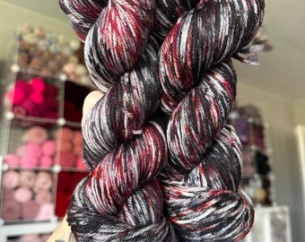 CRIMSON GUARD - Hand Dyed Merino Wool Yarn