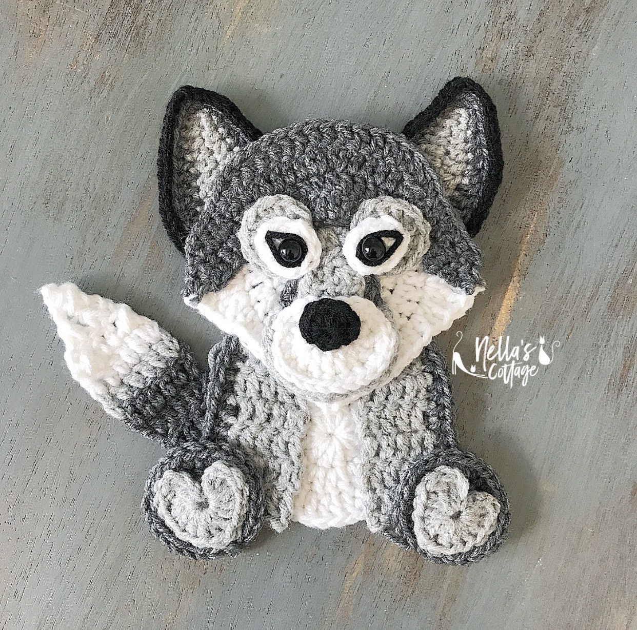 Crochet Pattern INSTANT PDF DOWNLOAD Wolf Pattern Crochet Wolf