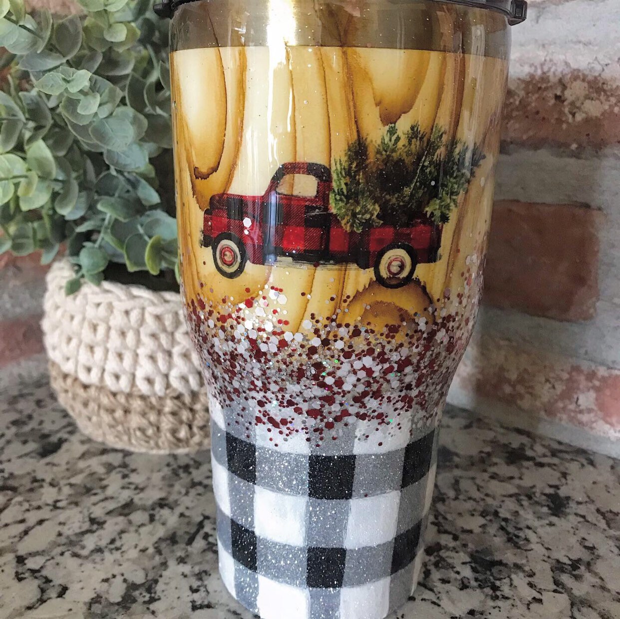 custom coffee tumbler with pictures