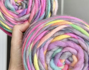 FAINTED RAINBOW- Hand Dyed Yarn - Nellas Cottage - Hand Dyed Fiber - Fiber Yarns - Yarn - Maker - Crochet - Knit - Knitting