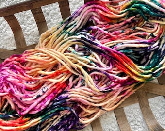 BLOOM - Hand Dyed Merino Wool Yarn - Nellas Cottage - Hand Dyed Fiber - Fiber Yarns - Yarn - Maker - Crochet - Knit - Knitting